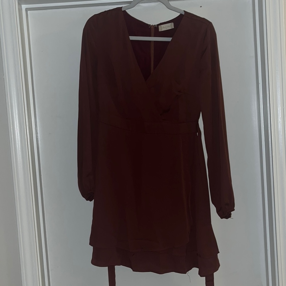 Alter’d State burgundy wrap dress